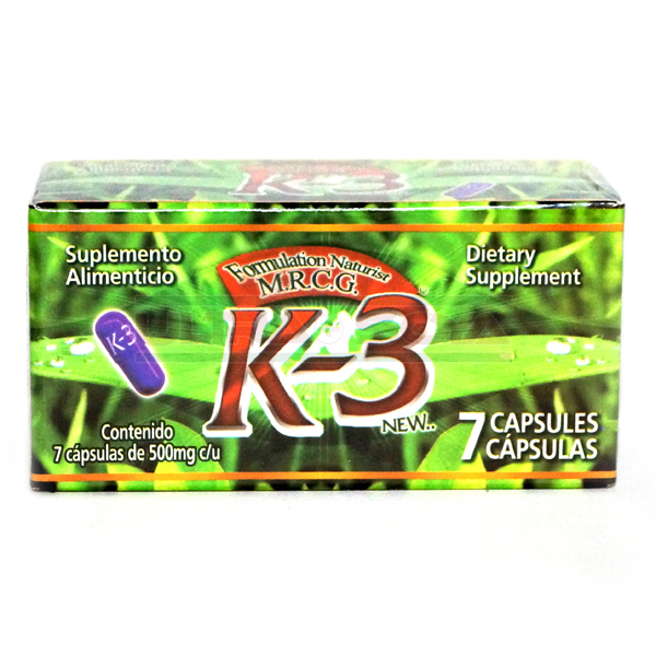 .K-3 C/7 CAPSULAS